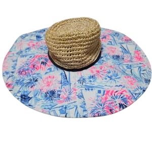 Lilly Pulitzer Sea To Shining Sea Large Brum Sun Hat